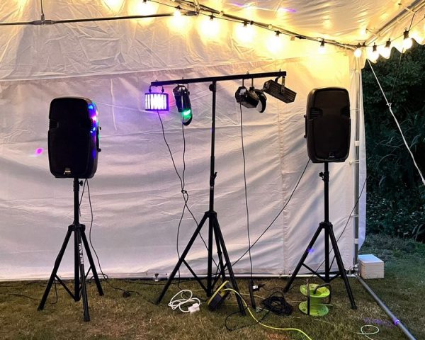 bedecked-speakers-sound system